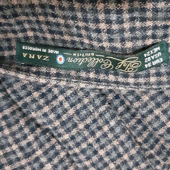 Zara Plaid Mini Skirt   - Picture 5 of 6